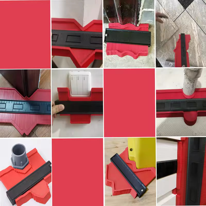 Adjustable Contour Gauge Tool – Perfect for Accurate Shape Duplication & Woodworking