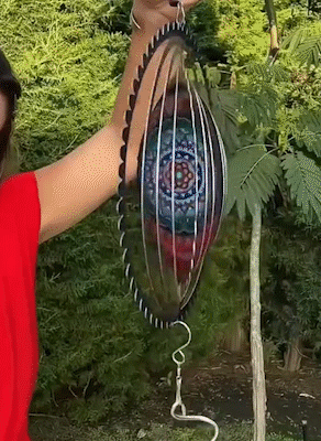🔥🌿 Hot Selling! 3D Mandala Wind Spinner – Beautiful Stainless Steel Bird Decor for Garden & Patio ✨