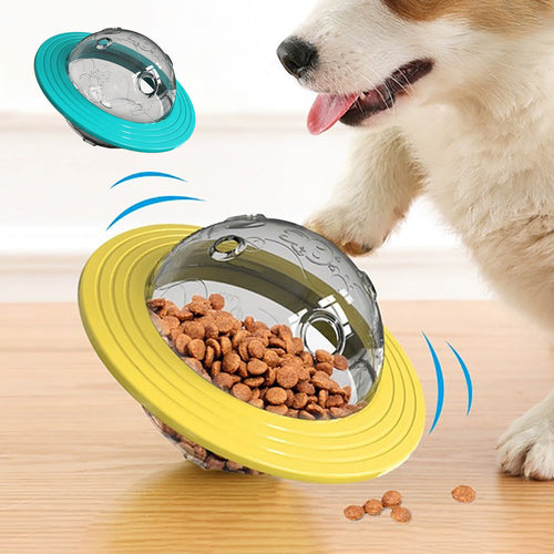 Interaktives UFO Hundespielzeug - Slow Feeder & Leckerli-Spender