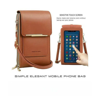 60% OFF 2026 Trendy Minimalist Elegant Women's Touchscreen Crossbody Phone Wallet