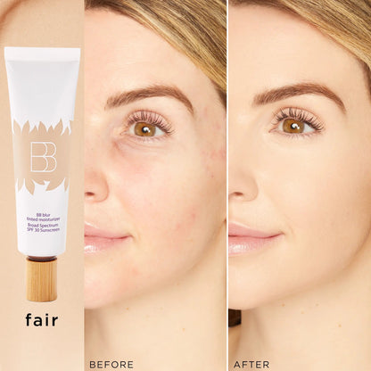 SPF 30 BB Cream Blur Moisturizer – Hydrating, Brightening & Smooth Skin Tone Coverage