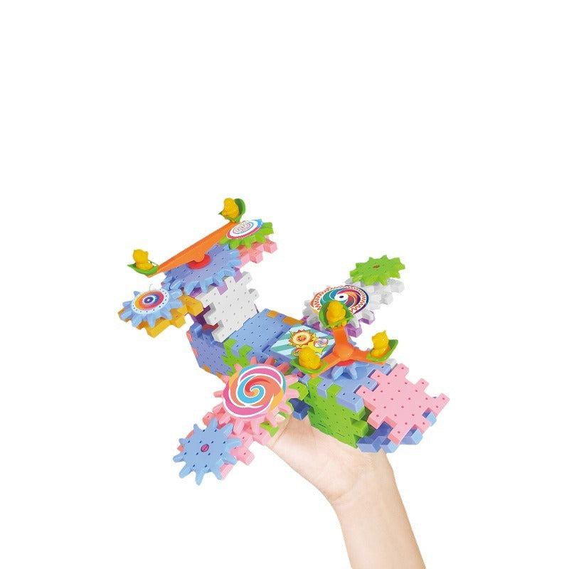 Electric Gear Building Kit for Kids – Creative STEM Toy | Perfect Gift for Boys & Girls