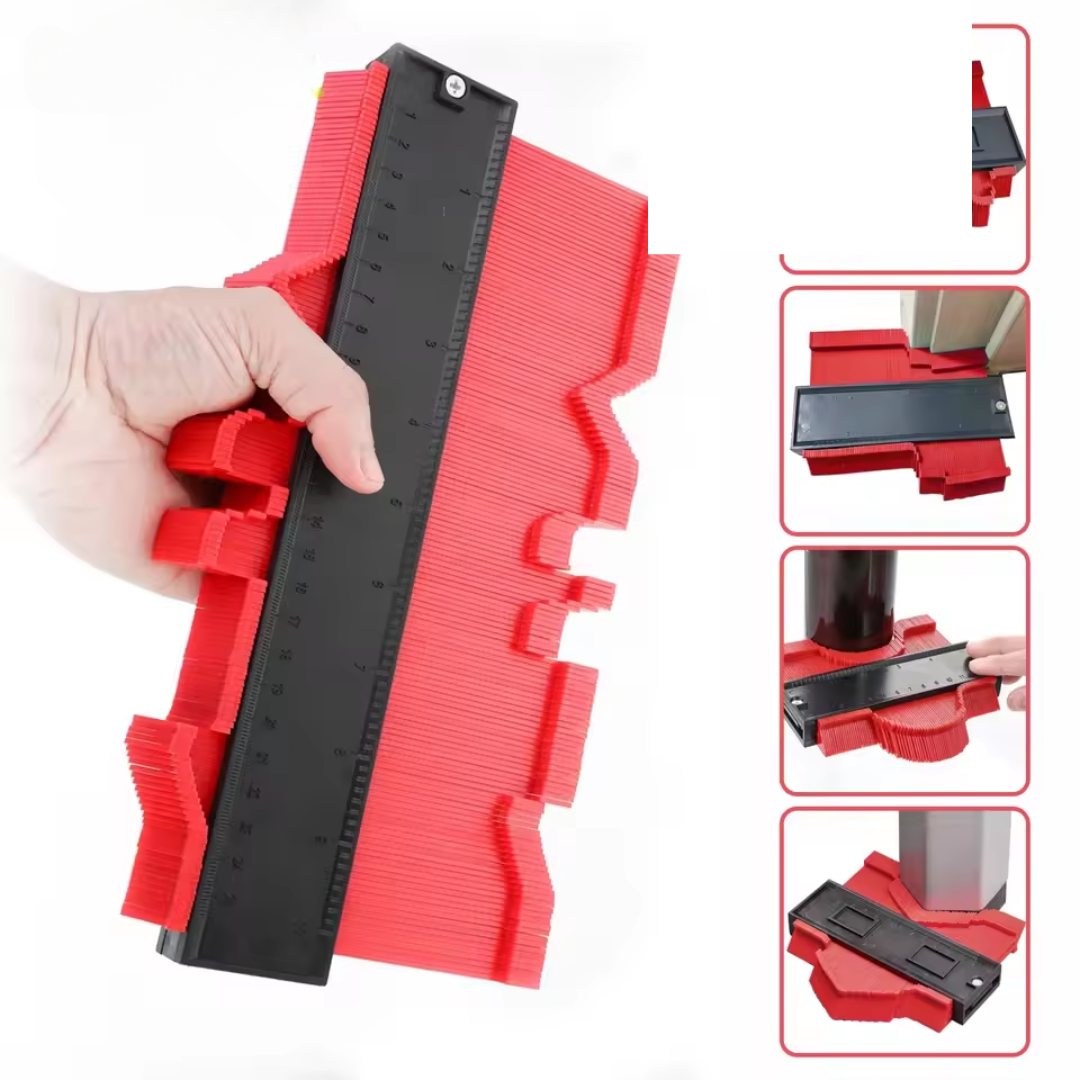 Adjustable Contour Gauge Tool – Perfect for Accurate Shape Duplication & Woodworking