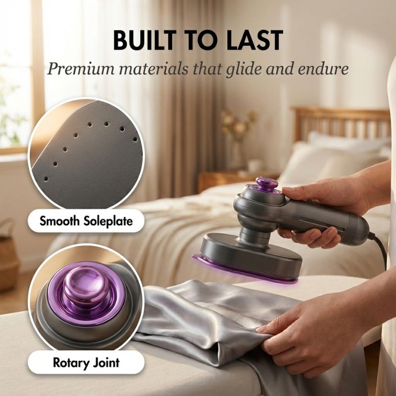 2-in-1 Portable Handheld Garment Steamer & Travel Iron