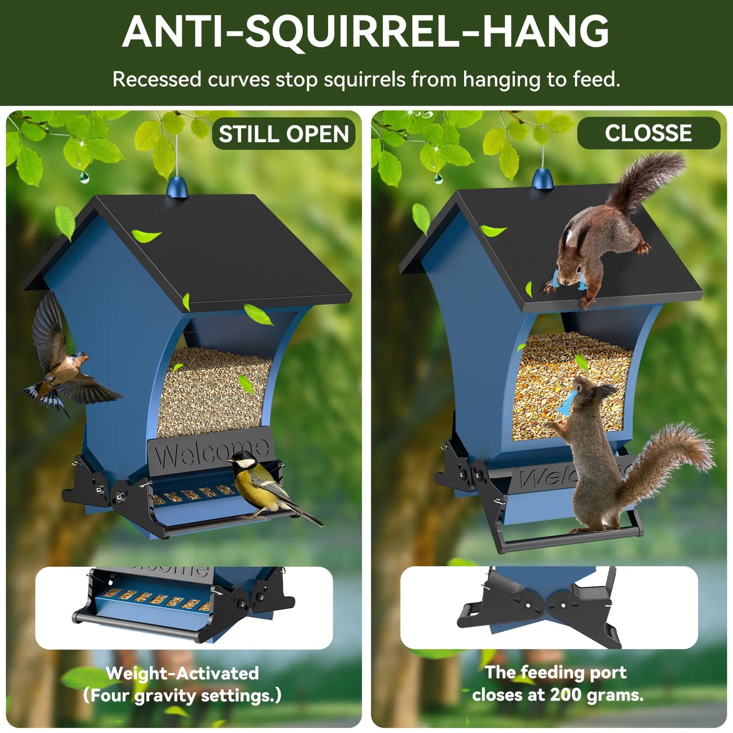 Eichhörnchensichere Vogeltränke