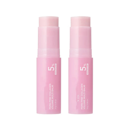 Pink Collagen Multi Balm Stick – Volumizing & Firming Anti-Aging Care for Eyes, Lips, Neck & Fine Lines