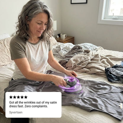 2-in-1 Portable Handheld Garment Steamer & Travel Iron