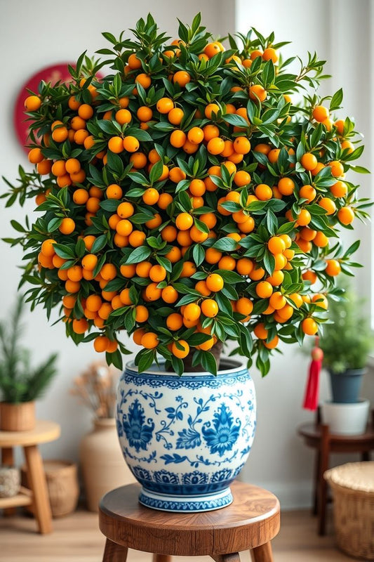 Kumquat Seeds for Planting – Easy to Grow Dwarf Citrus Fruit Tree Seeds for Home Garden & Pots