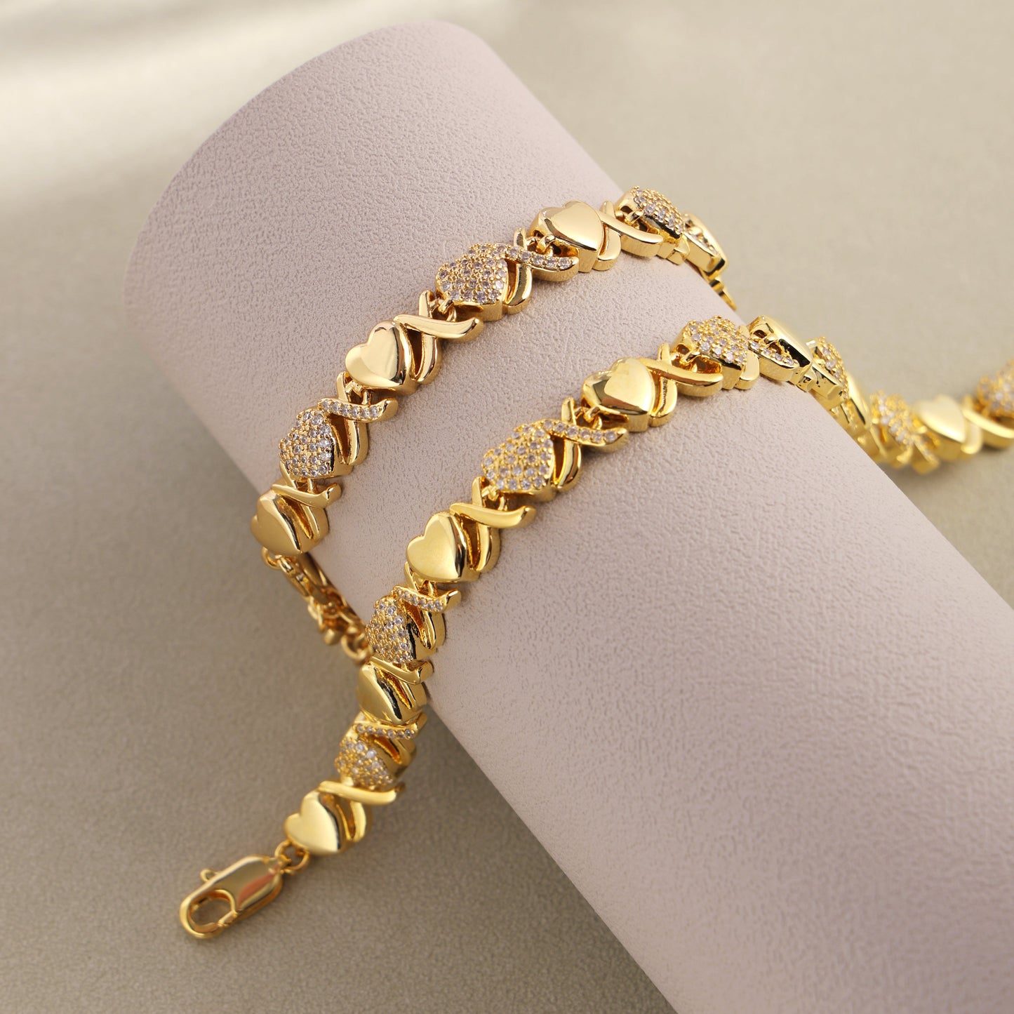Gold  Diamond Gemstone Necklace