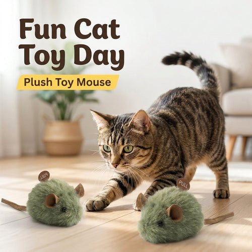 Chirping Mouse Interactive Cat Toy