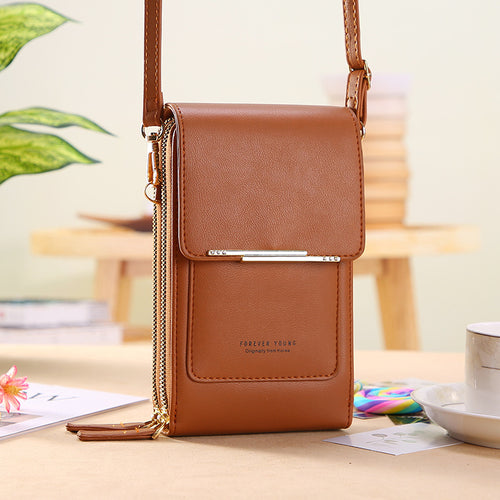 60% OFF 2026 Trendy Minimalist Elegant Women's Touchscreen Crossbody Phone Wallet