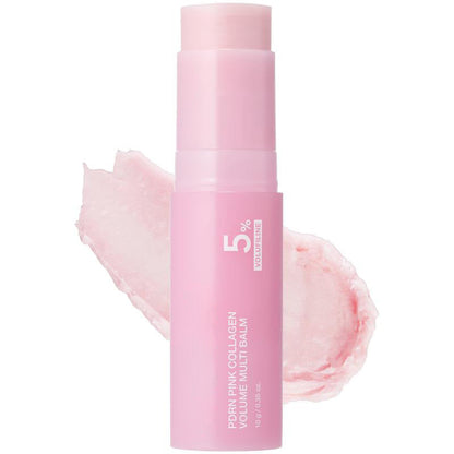 Pink Collagen Multi Balm Stick – Volumizing & Firming Anti-Aging Care for Eyes, Lips, Neck & Fine Lines