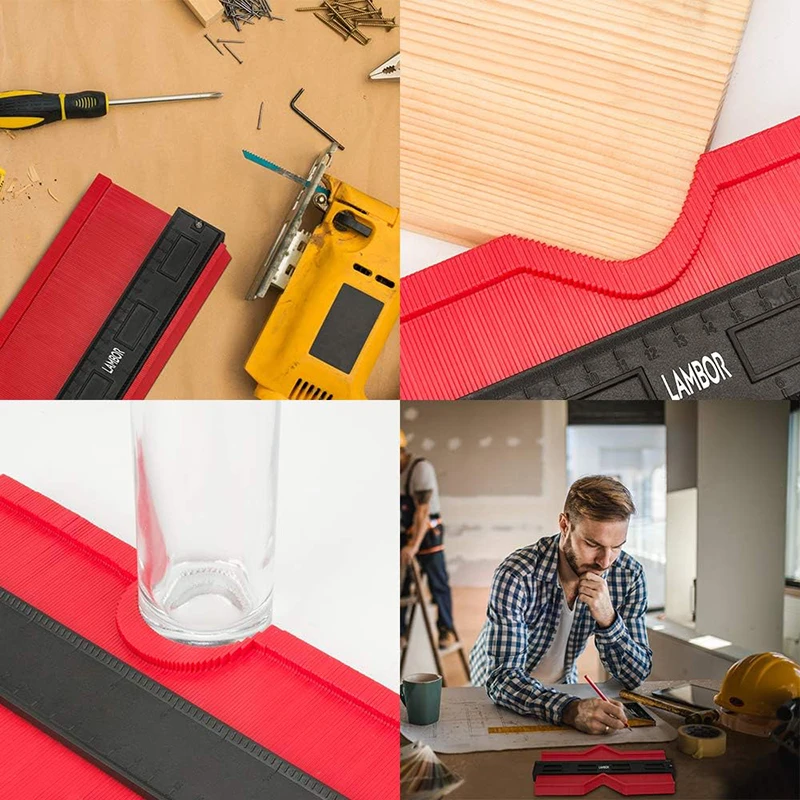 Adjustable Contour Gauge Tool – Perfect for Accurate Shape Duplication & Woodworking