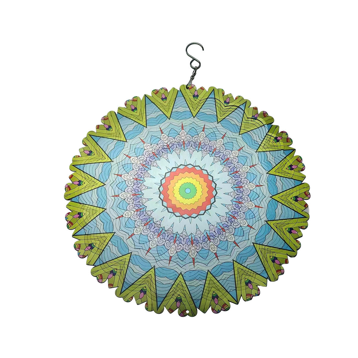 🔥🌿 Hot Selling! 3D Mandala Wind Spinner – Beautiful Stainless Steel Bird Decor for Garden & Patio ✨