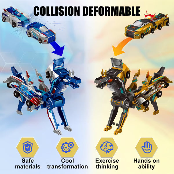 💥 Collision Transforming Dinosaur Car Toy🔥