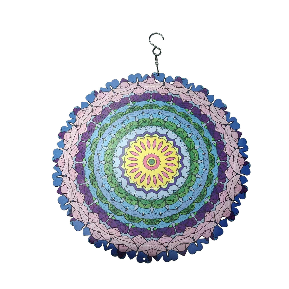 🔥🌿 Hot Selling! 3D Mandala Wind Spinner – Beautiful Stainless Steel Bird Decor for Garden & Patio ✨