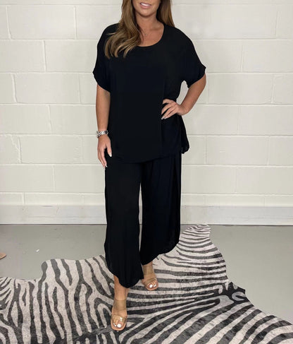 Hot Sale 48% OFF💖Floaty 2 Piece Sleeved Trouser Set