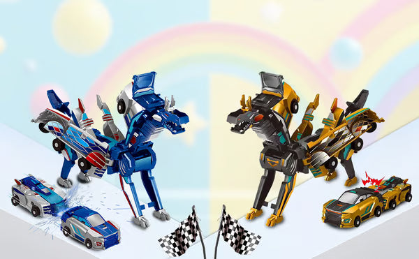 💥 Collision Transforming Dinosaur Car Toy🔥