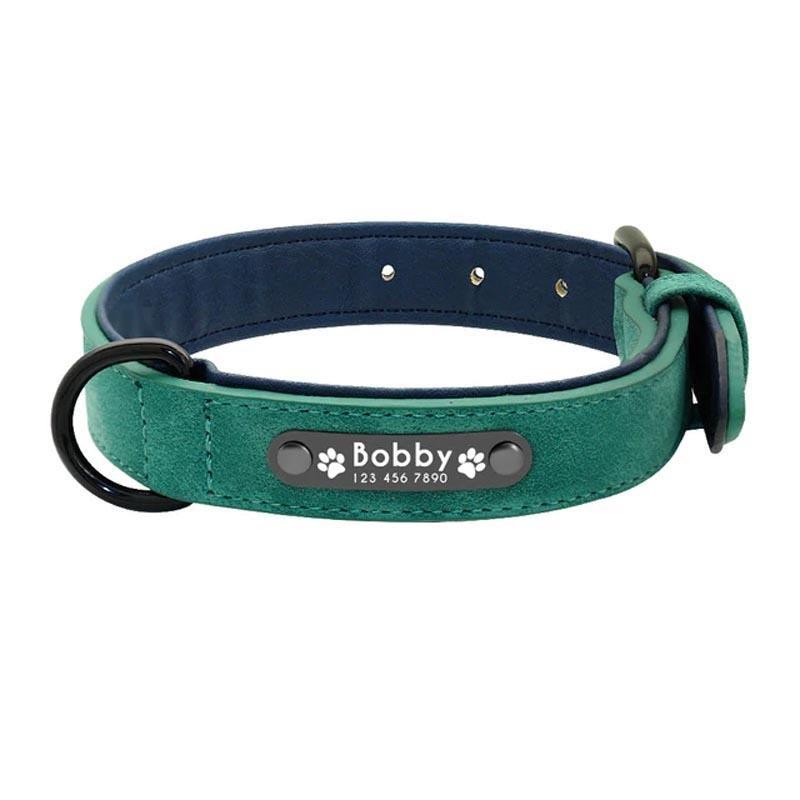 Personalisiertes Hundehalsband aus Leder
