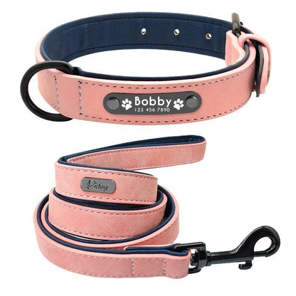 Personalisiertes Hundehalsband aus Leder