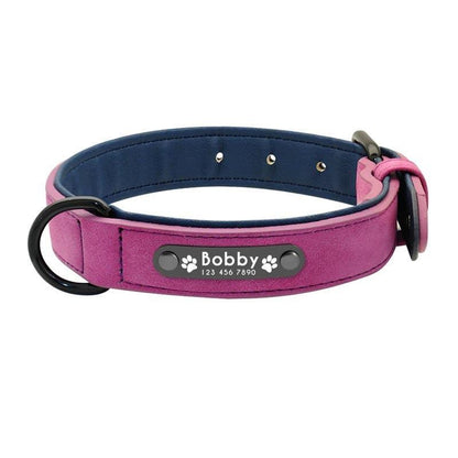 Personalisiertes Hundehalsband aus Leder