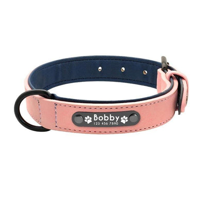 Personalisiertes Hundehalsband aus Leder