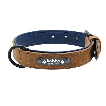 Personalisiertes Hundehalsband aus Leder