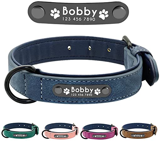 Personalisiertes Hundehalsband aus Leder