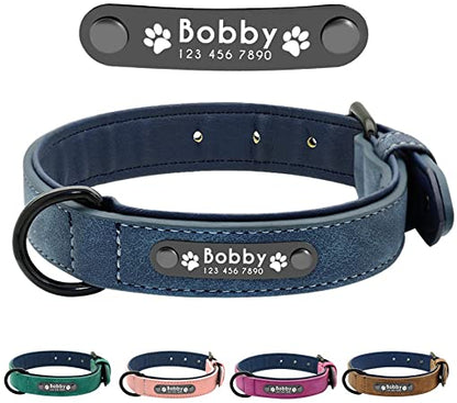 Personalisiertes Hundehalsband aus Leder