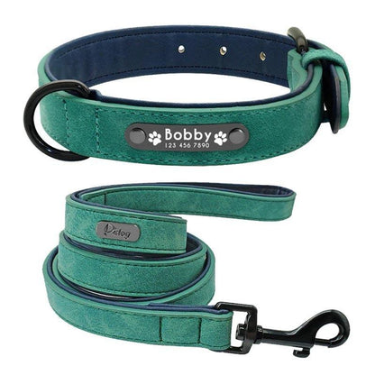 Personalisiertes Hundehalsband aus Leder